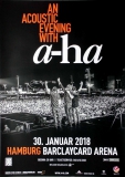 A-HA - 2018 - Konzertplakat - Concert - Acoustic - Tourposter - Hamburg***