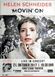 SCHNEIDER, HELEN - 2017 - Plakat - In Concert - Movin On Tour - Poster - Hamburg