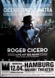 CICERO, ROGER - 2016 - Live In Concert - Sings Sinatra Tour - Poster - Hamburg