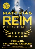 REIM, MATTHIAS - 2016 - Plakat - In Concert - Phoenix Tour - Poster - Hamburg - A