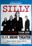 SILLY - 2016 - Live In Concert - Wutfnger Tour - Poster - Hamburg - B