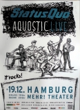 STATUS QUO - 2017 - Live In Concert - Aquostic Tour  - Poster - Hamburg