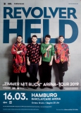 REVOLVERHELD - 2019 - Live In Concert - Zimmer mit Blick Tour - Poster - Hamburg