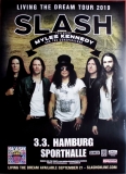 SLASH - GUNS N ROSES - 2019 - Concert - Living the Dream Tour - Poster - Hamburg