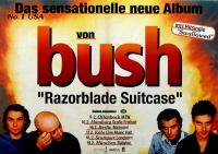 BUSH - 1996 - Plakat - In Concert - Razorblade Suitcase Tour - Poster