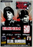 EMINEM - 2001 - 50 Cent - Live In Concert Tour - Poster - Hamburg