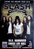 SLASH - GUNS N ROSES - 2019 - In Concert - Living the Dream - Poster - Hannover