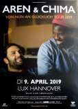 AREN & CHIMA - 2019 - In Concert - Von nun an Glcklich Tour - Poster - Hannover