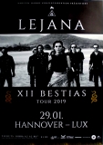 LEJANA - 2019 - Plakat - In Concert - XII Bestias Tour - Poster - Hannover