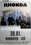 RHONDA - 2019 - Live In Concert - You Could Be Home Now Tour - Poster - Hannover