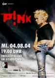 PINK - 2004 - Plakat - Live in Concert Tour - Poster - Hamburg