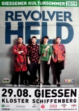 REVOLVERHELD - 2019 - Live In Concert - Zimmer mit Blick Tour - Poster - Giessen