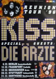 KISS - 1996 - Plakat - Ärzte - Live In Concert - Reunion Tour - Poster
