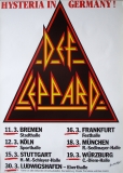 DEF LEPPARD - 1987 - Plakat - Live In Concert - Hysteria Tour - Poster