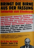 HELMUT KOHL - 1986 - Hildebrandt - Hsch - Wallraff - Wegner - Poster - Essen