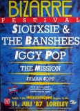 BIZARRE FESTIVAL - 1987 - Siouxsie and the Banshees - Iggy Pop - Poster - Loreley***