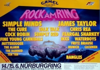 ROCK AM RING - 1986 - Plakat - Simple Minds - Cure - Inxs - Poster - A0