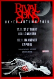 RIVAL SONS - 2019 - Live In Concert - Autumn Tour - Poster