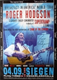 HODGSON, ROGER - SUPERTRAMP - 2015 - Poster - Siegen - Signed / Autogramm