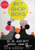 PET SHOP BOYS - 2017 - Poster - In Concert - Mainz - Signed / Autogramm