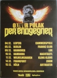 POLAK, OLIVER - 2019 - Plakat - Live In Concert - Endgegner Tour - Poster