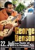 BENSON, GEORGE - 2019 - Plakat - Poster - Berlin - Signed / Autogramm - B***