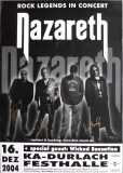 NAZARETH - 2004 - Poster - In Concert - Karlsruhe - Signed / Autogramme