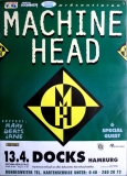 MACHINE HEAD - 1995 - Konzertposter - Crush your World - Tourposter - Hamburg