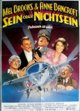 SEIN ODER NICHTSEIN - 1983 - Film - Mel Brooks - Anne Bancroft - Poster (B)