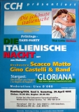 ITALIENISCHE NACHT - 1995 - Plakat - Gloriana - In Concert - Poster - Hamburg
