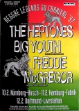 REGGAE LEGENDS - 1997 - Live In Concert - Heptones - Big Youth - Poster