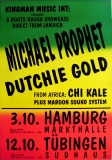 PROPHET, MICHAEL - 1997 - Live In Concert - Dutchie Gold - Poster - Hamburg