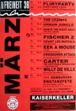 GROSSE FREIHEIT 36 - 1995-03 - The Cramps - Carter USM - Poster - Hamburg