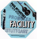 McCARNTNEY, PAUL - BEATLES - 1993 - Promoter Pass - World Tour - Stuttgart