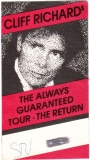 RICHARD, CLIFF - 1988 - Crew Pass - The Always  Guaranteed Tour - Stuttgart