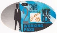 NEW KIDS ON THE BLOCK - 1991 - Working Pass - No More Games - Stuttgart