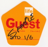 SIMPLY RED - 1996 - Guest Pass - Life Tour - Stuttgart