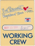 STEWART, ROD - 1991 - Working Crew Pass - Vagabond Tour - Stuttgart