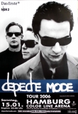 DEPECHE MODE - 2006 - Plakat - In Concert - Tour - Poster - Hamburg - B