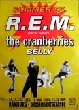 R.E.M. - REM - 1995 - The Cranberries - Live In Concert Tour - Poster - Hamburg