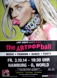 LADY GAGA - 2014 - In Concert - The Artpopball Tour - Poster - Hamburg