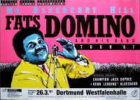 DOMINO, FATS - 1987 - Plakat - Live in Concert Tour - Poster - Dortmund