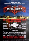 METAL DAYZ - 2015 - W.A.S.P. - Axxis - Beyond the Black - Poster - Hamburg