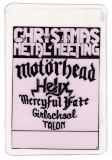 CHRISTMAS METAL METTING - 1984 - Pass - Motörhead - Helix - Girlschool - Talon