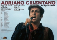 CELENTANO, ADRIANO - 1979 - Live In Concert - Europa Tour - Poster - Dortmund