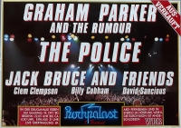 ROCKPALAST - 1980 - Plakat - The Police - Graham Parker - Poster - Essen