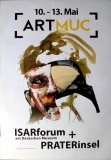 ARTMUC - 2018 - Plakat - Isarforum - Praterinsel - Poster - Mnchen