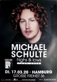 SCHULTE, MICHAEL - 2020 - Live In Concert - High & Lows Tour - Poster - Hamburg