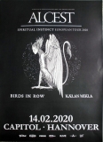 ALCEST - 2020 - Plakat - Concert - Spiritual Instinct Tour - Poster - Hannover