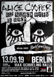 BLACK STONE CHERRY - 2019 - Alice Cooper - Poster - Berlin - Signed/Autogramm***